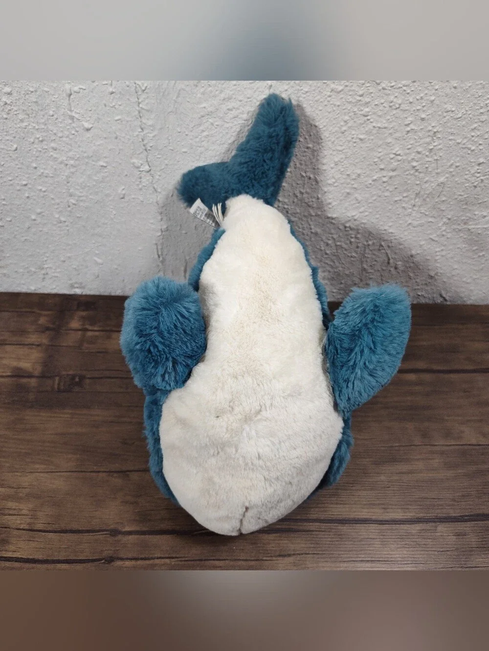Jellycat Wally Whale Blue Soft Stuffed Plush Medium - Picture 6 of 10